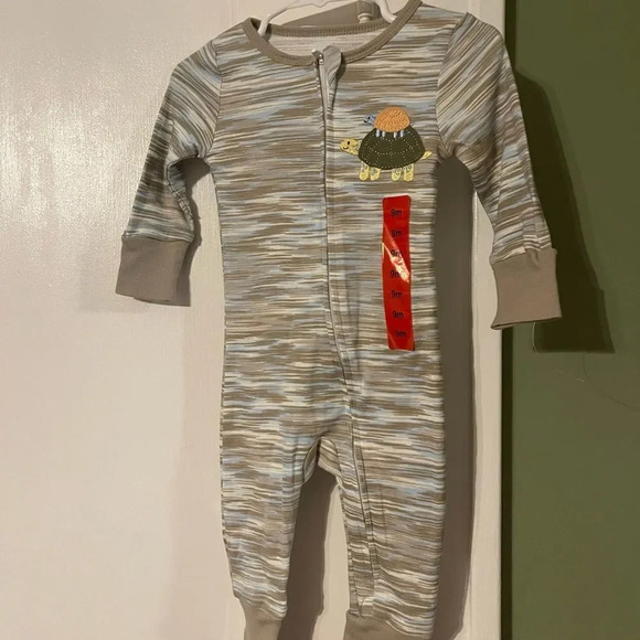 Kids Headquarters Kids' 2-pack Cotton Sleepers, Safari - Picture 3 of 10